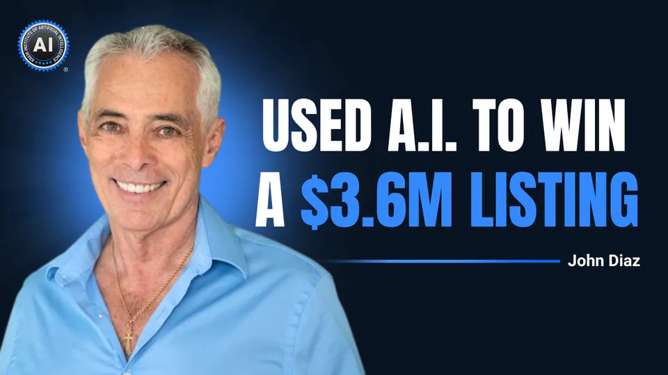 John Diaz Used AI to Win a $3.6M Listing
