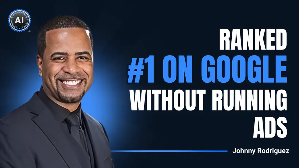 Johnny Rodriguez: Ranked #1 on Google without running ads