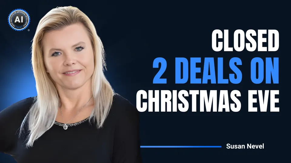 Susan Nevel: Closed 2 deals on Christmas Eve