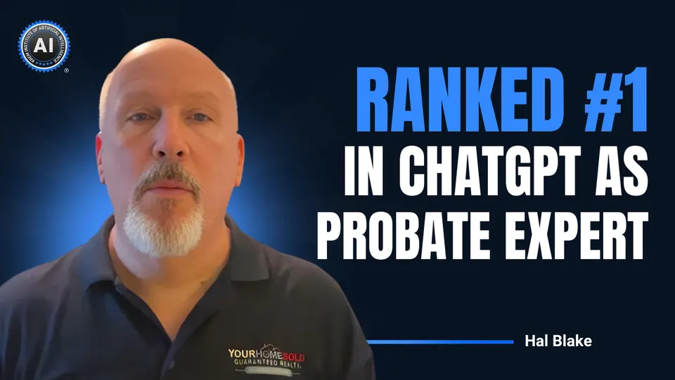 Hal Blake: Ranked #1 in ChatGPT as probate expert