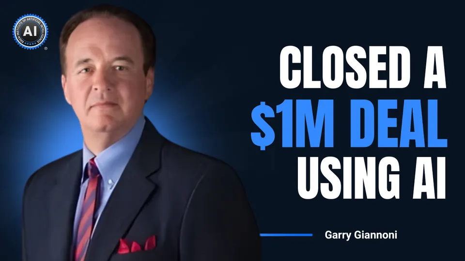 Garry Giannoni: Closed a $1M deal using AI