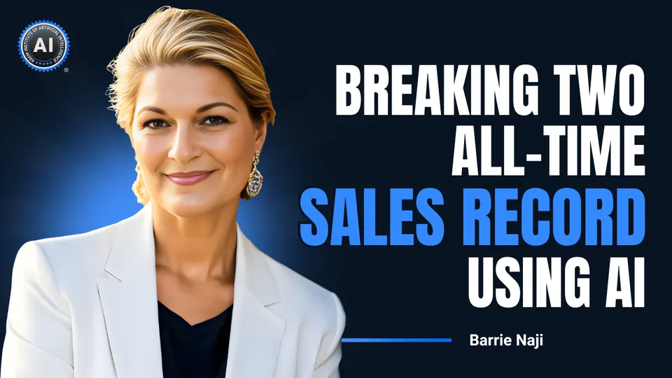 Barrie Naji: Breaking two all-time sales records using AI