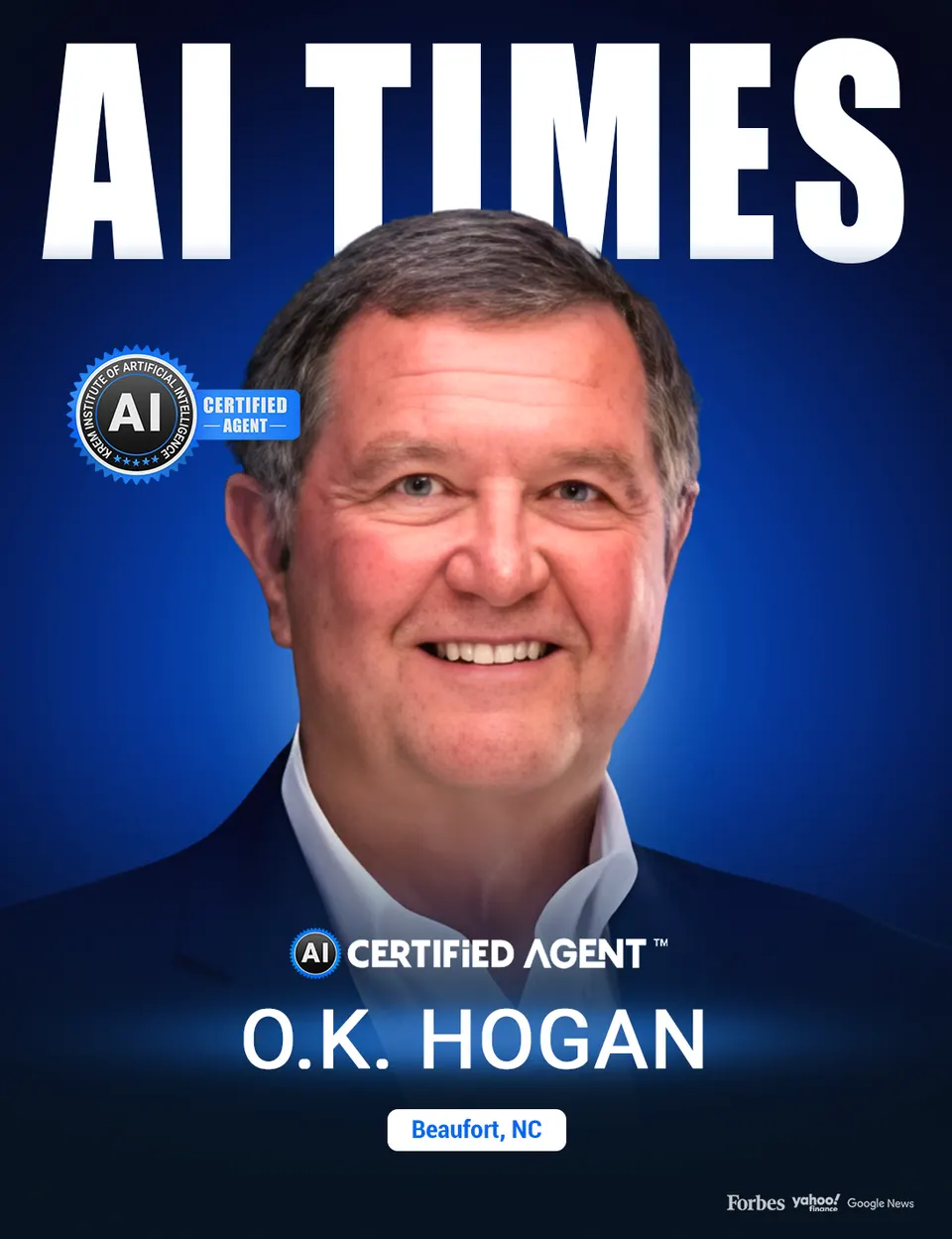 O.K. Hogan on the cover of AI Times Magazine