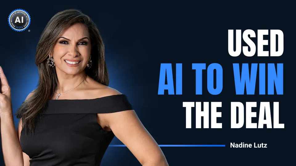 Nadine Lutz: Used AI to win the deal