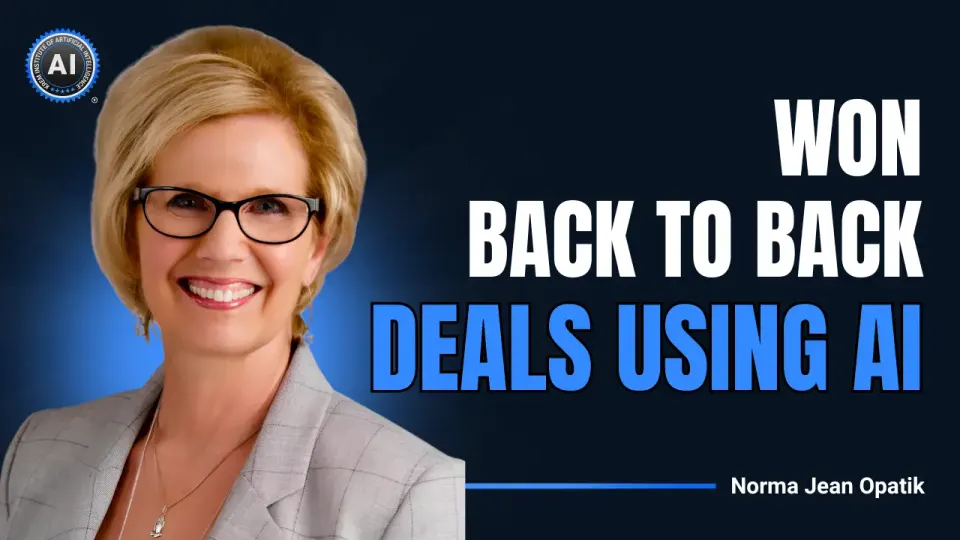 Norma Jean Opatik: Won back to back deals using AI