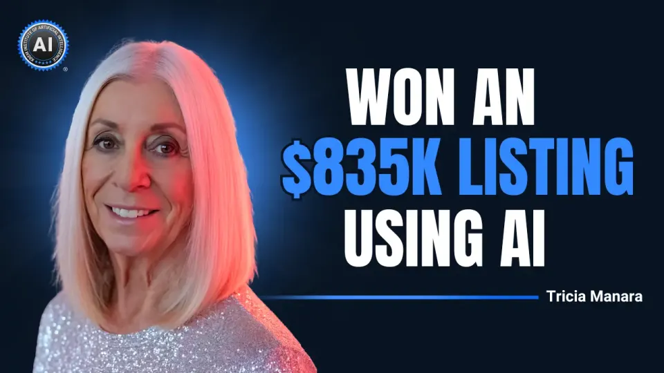 Tricia Manara: Won an $835K listing using AI