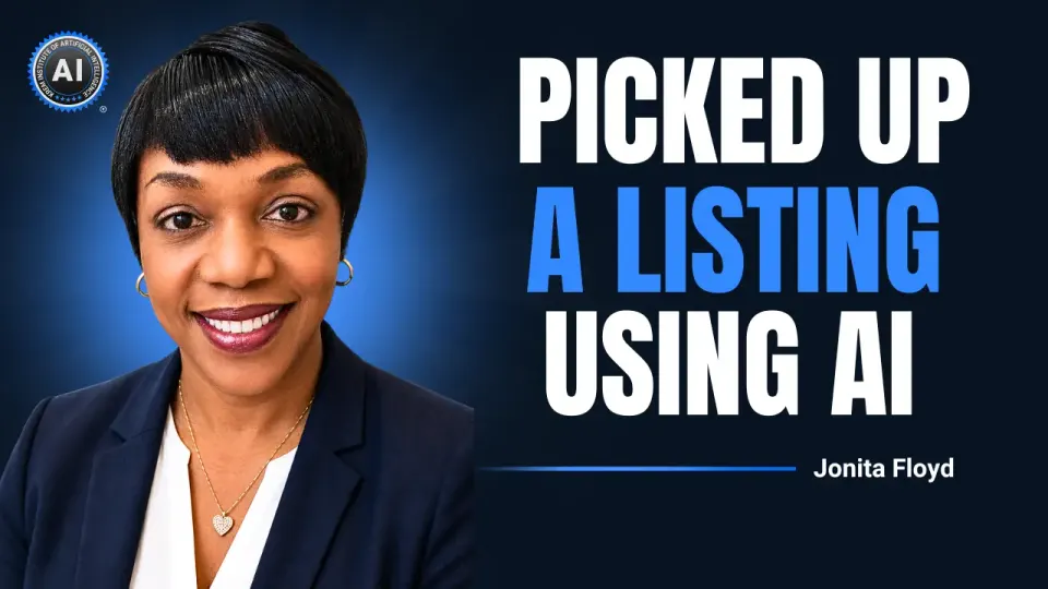 Jonita Floyd: Picked up a listing using AI