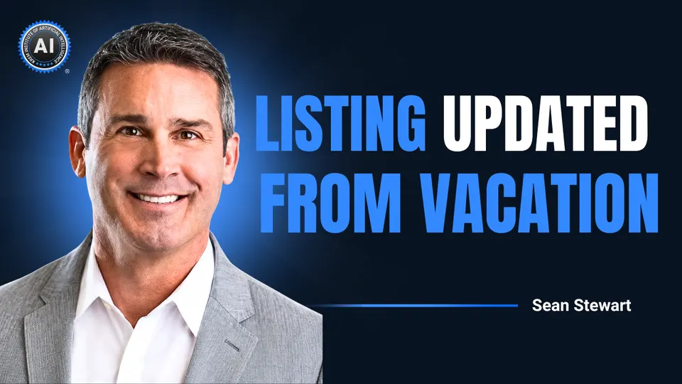 Sean Stewart: Listing updated from vacation