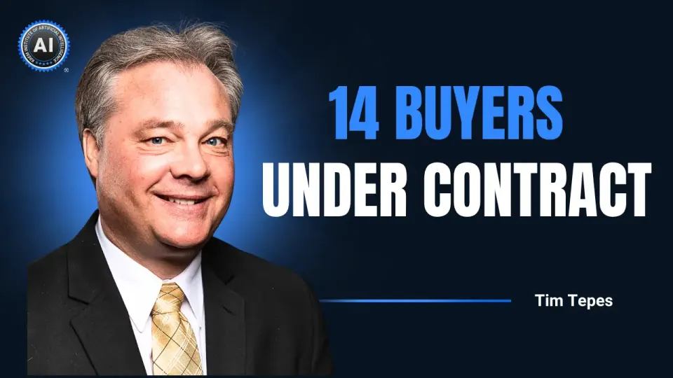 Tim Tepes: 14 buyers under contract