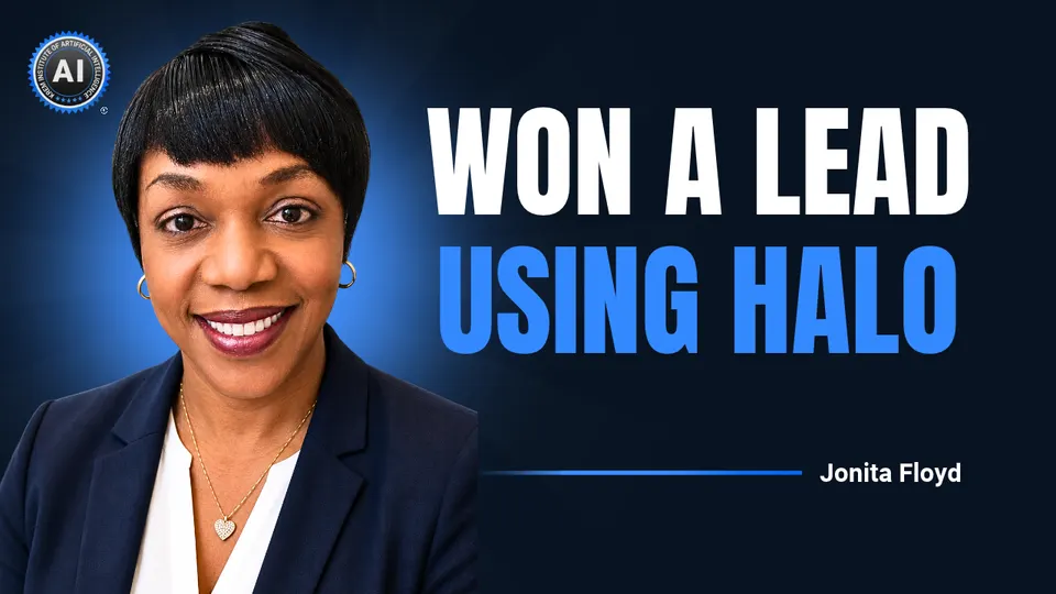 Jonita Floyd: Won a Lead Using Halo