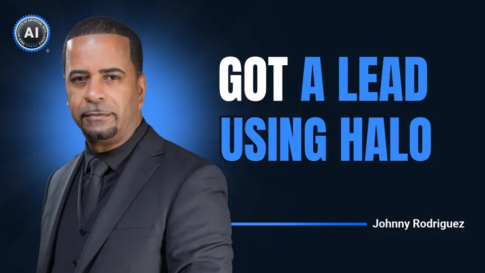 Johnny Rodriguez: Got a Lead Using Halo
